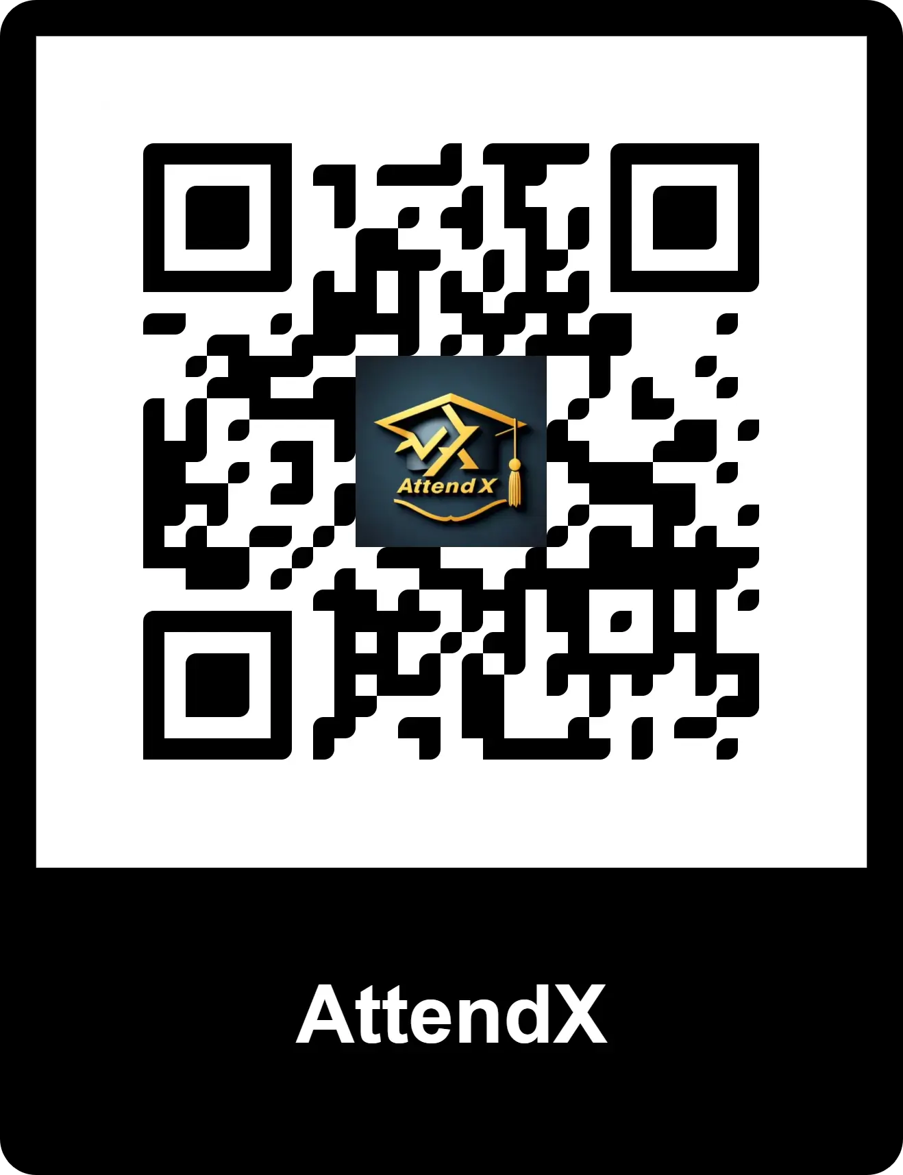 QR Code to Download AttendX App